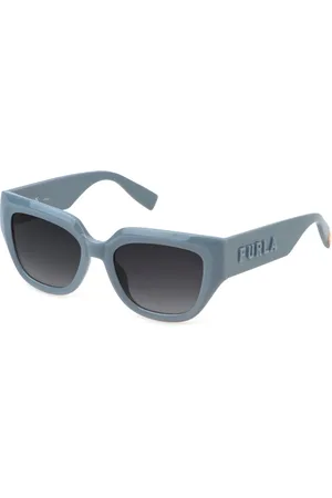Furla Donna SFU809V 04GT Occhiali da sole Iniettato Fumo Farfalla Normale Sfumato