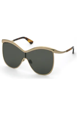 Nina Ricci Donna SNR408 300 Occhiali da sole Metallo Fumo Maschera Normale