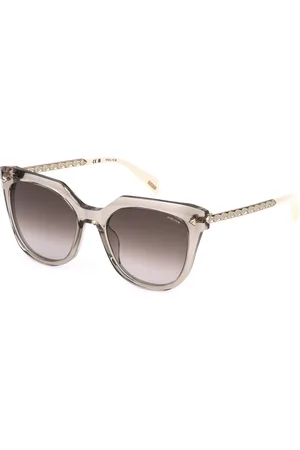 Police Donna SPLN63 SPHINX 2 07T1 Occhiali da sole Acetato Marrone Farfalla Normale Sfumato