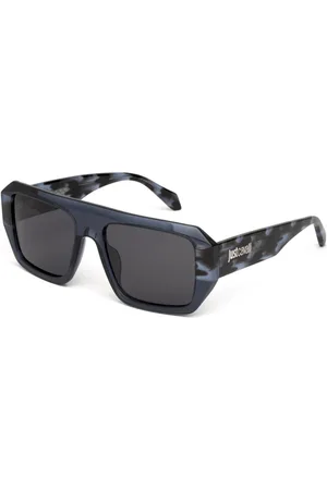 Roberto Cavalli Unisex SJC101V 0W47 Occhiali da sole Acetato Fumo Squadrata Normale