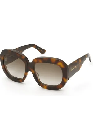 Nina Ricci Donna SNR402 752 Occhiali da sole Acetato Marrone Squadrata Normale Sfumato