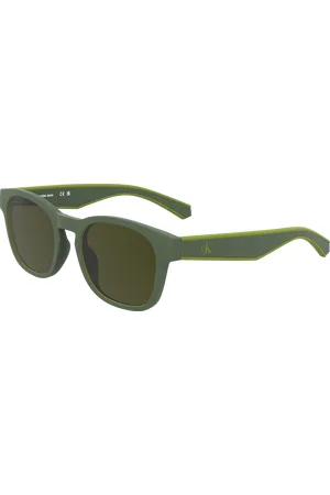 Calvin Klein Junior CKJ25300S 309 Occhiali da sole Bio-iniettato Marrone Squadrata Normale
