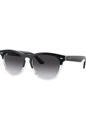 Ray-Ban Unisex RB4471 IRIS 66308G Occhiali da sole Nylon Grigio Pantos Normale Sfumato