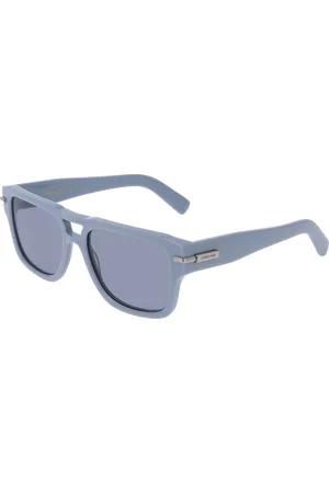 Salvatore Ferragamo Uomo SF2070S 452 Occhiali da sole Acetato Grigio Squadrata Normale