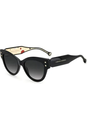 Carolina Herrera Donna CH 0009/S 807/9O Occhiali da sole Plastica Grigio Cat Eye Sfumato