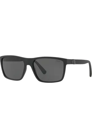 Ralph Lauren Uomo PH4133 528487 Occhiali da sole Iniettato Grigio Squadrata Normale