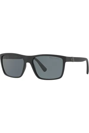 Ralph Lauren Uomo PH4133 528481 Occhiali da sole Iniettato Grigio Squadrata Polarizzata