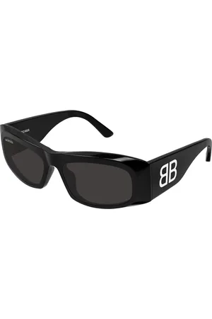 Balenciaga Donna BB0395S 001 Occhiali da sole Acetato Grigio Squadrata