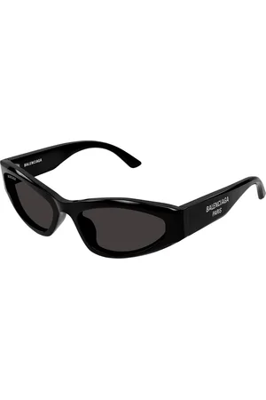 Balenciaga Donna BB0387S 001 Occhiali da sole Acetato Grigio Geometrica