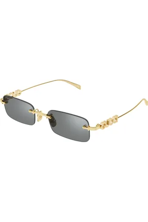 Gucci Uomo GG1808S 003 Occhiali da sole Metallo Grigio Squadrata