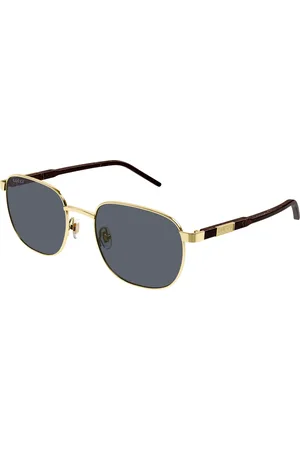 Gucci Uomo GG1799S 003 Occhiali da sole Metallo Grigio Squadrata