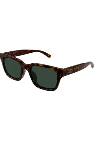 Gucci Uomo GG1857SK 002 Occhiali da sole Iniettato Verde Squadrata