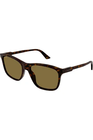 Gucci Uomo GG1819S 002 Occhiali da sole Acetato Marrone Squadrata
