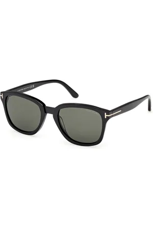Tom Ford Uomo FT1213 GRAYDON 01N Occhiali da sole Acetato Verde Squadrata Normale