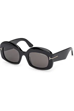 Tom Ford Donna FT1219 CARMEN-02 01A Occhiali da sole Acetato Fumo Squadrata Normale