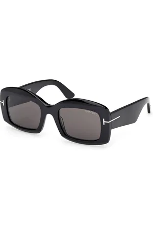 Tom Ford Donna FT1218 VENETIA 01A Occhiali da sole Acetato Fumo Squadrata Normale