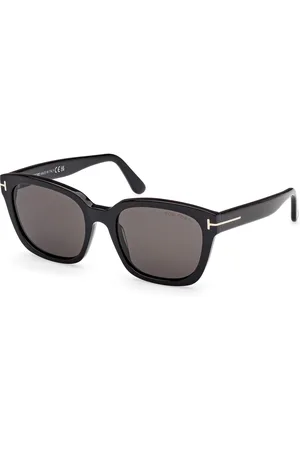 Tom Ford Donna FT1216 HAYLAY 01A Occhiali da sole Acetato Fumo Squadrata Normale