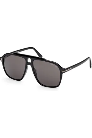 Tom Ford Uomo FT1209 AUTARI 01A Occhiali da sole Acetato Fumo Squadrata Normale