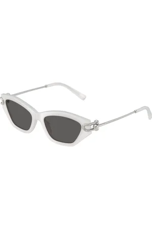 Tiffany & Co. Donna TF4231U 8437S4 Occhiali da sole Acetato Grigio Cat Eye Normale