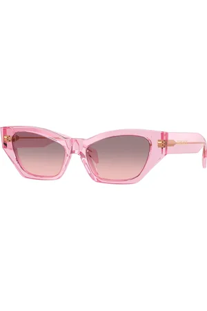 VERSACE Donna VE4488U 53705M Occhiali da sole Acetato Cat Eye Normale Sfumato