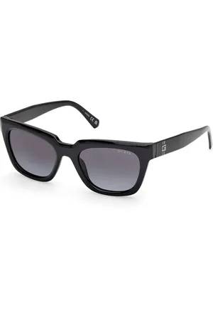 Guess Uomo GU00206 01B Occhiali da sole Iniettato Fumo Squadrata Normale
