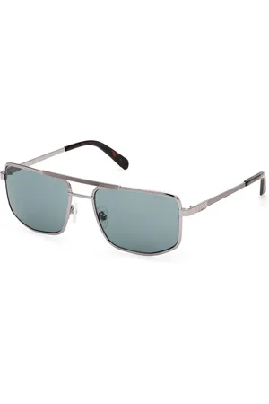 Guess Uomo GU00208 08V Occhiali da sole Metallo Squadrata Normale