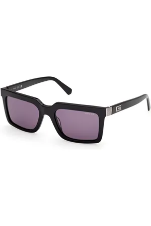 Guess Uomo GU00213 01Y Occhiali da sole Acetato Viola Squadrata Normale