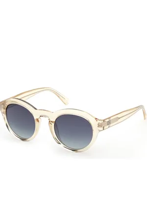 Guess Uomo GU00205 39W Occhiali da sole Iniettato Rotonda Normale