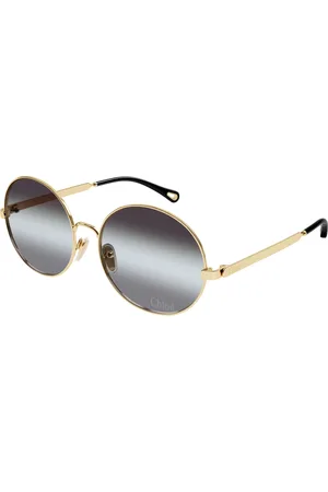 Chloé Donna CH0281S 001 Occhiali da sole Metallo Grigio Rotonda