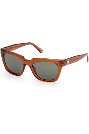 Guess Uomo GU00206 48N Occhiali da sole Iniettato Squadrata Normale