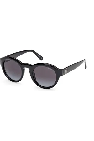 Guess Uomo GU00205 01B Occhiali da sole Iniettato Fumo Rotonda Normale