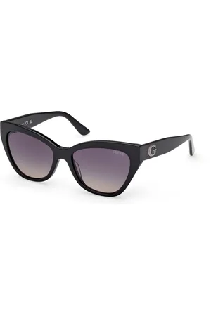 Guess Donna GU00204 01B Occhiali da sole Acetato Fumo Cat Eye Normale