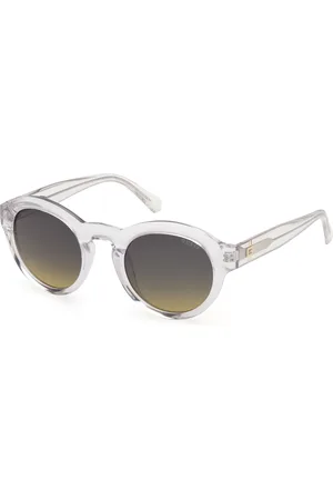 Guess Uomo GU00205 26W Occhiali da sole Iniettato Blu Rotonda Normale