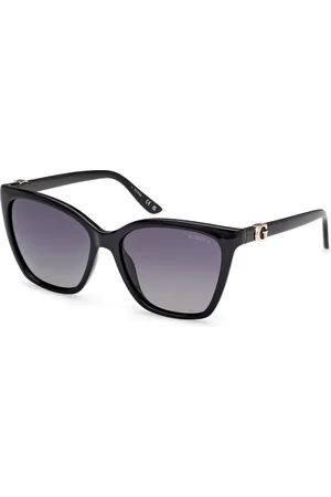 Guess Donna GU00191 01D Occhiali da sole Iniettato Fumo Squadrata Polarizzata