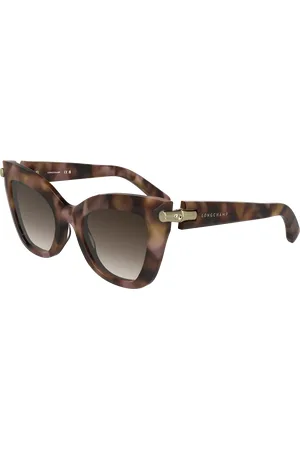 Longchamp Donna LO775S 690 Occhiali da sole Acetato Cat Eye Normale Sfumato