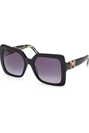 Guess Donna GM00019 01B Occhiali da sole Acetato Fumo Farfalla Normale