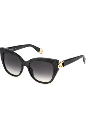 Furla Donna SFU816 701 Occhiali da sole Acetato Fumo Squadrata Normale Sfumato