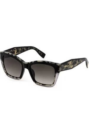 Furla Donna SFU778V 700Y Occhiali da sole Acetato Fumo Squadrata Normale Sfumato