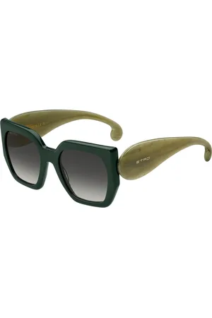 Etro Donna 0054/S 1ED/9O Occhiali da sole Acetato Grigio Squadrata Normale Sfumato