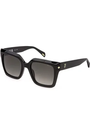 Police Donna SPLR26 NEW DAWN 4 700 Occhiali da sole Acetato Fumo Squadrata Normale Sfumato