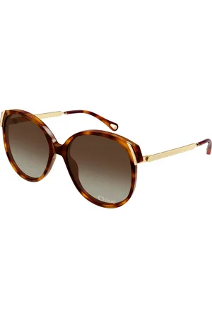 Chloé Donna CH0285S 002 Occhiali da sole Acetato Marrone Squadrata