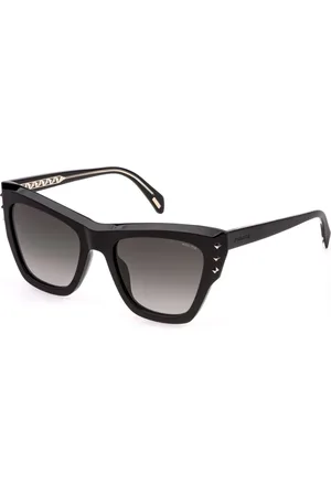 Police Donna SPLR24 SUPERSTAR 4 700 Occhiali da sole Acetato Fumo Farfalla Normale Sfumato