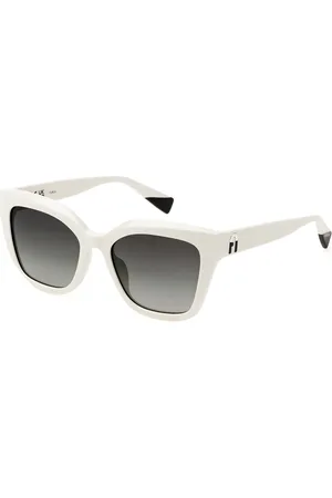 Furla Donna SFU781 847 Occhiali da sole Acetato Fumo Squadrata Normale Sfumato