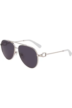 Longchamp Donna LO178S 044 Occhiali da sole Metallo Pilot Normale