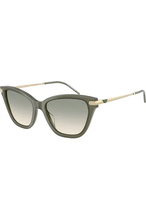 Emporio Armani Donna EA4251 62642C Occhiali da sole Acetato Marrone Cat Eye Normale Sfumato