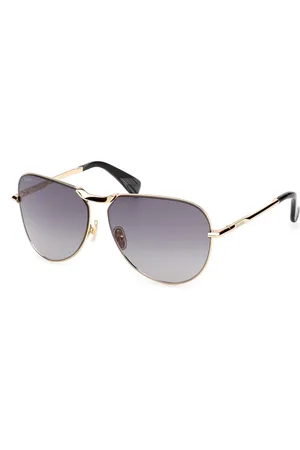 Max Mara Donna MM0134 MILLER-2 30B Occhiali da sole Metallo Fumo Pilot Normale