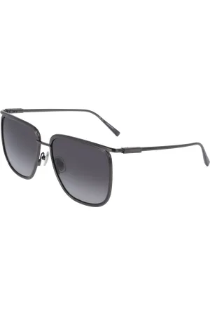 Salvatore Ferragamo Donna SF324S 027 Occhiali da sole Metallo Squadrata Normale