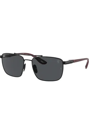 Ray-Ban Uomo RB3715M F02087 Occhiali da sole Acciaio Grigio Squadrata Normale