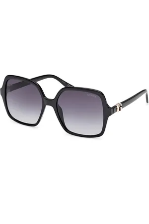 Guess Donna GU00190 01B Occhiali da sole Iniettato Fumo Squadrata Sfumato