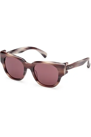 Max Mara Donna MM0138 CLIP 65Y Occhiali da sole Acetato Rotonda Normale